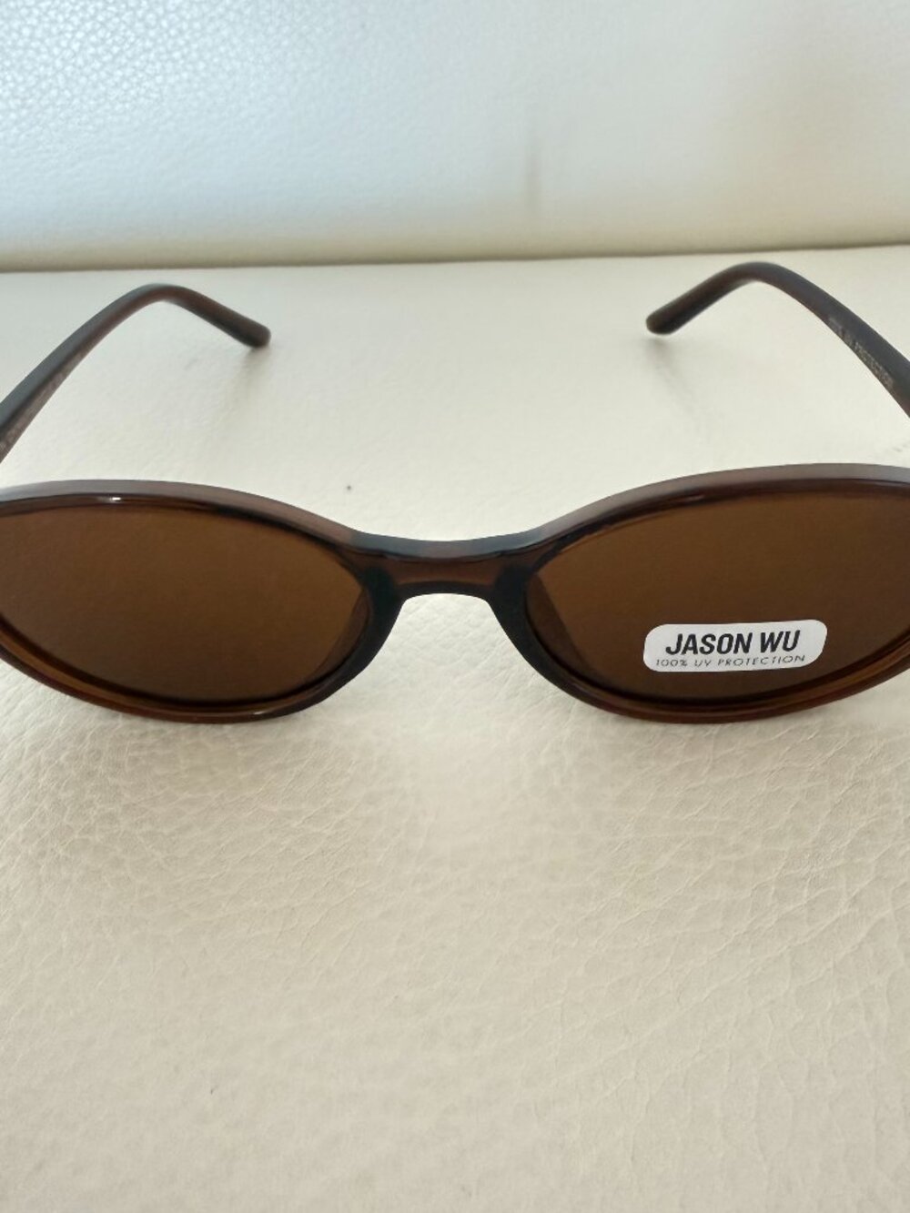 NWT JASON WU OVAL SUNGLASSES BROWN LENS RETRO 90S Y2K STYLE